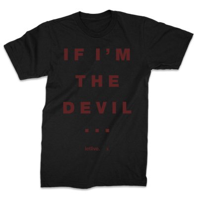 Letlive - Devil Text T-Shirt (Black)