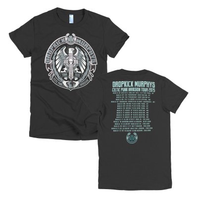 dropkick-murphys - Celtic Punk Invasion Womens Tour Tee