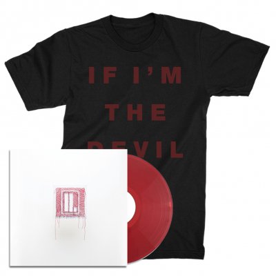 Letlive - If I'm The Devil LP (Transparent Red) + Devil Text T-Shirt