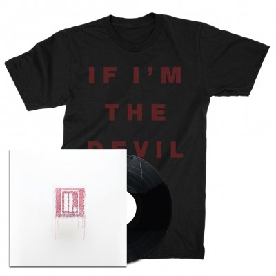 Letlive - If I'm The Devil LP (Black) + Devil Text T-Shirt