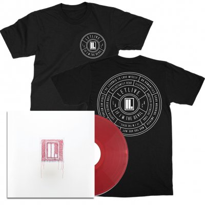 Letlive - If I'm The Devil LP (Transparent Red) + Cycle T-Shirt