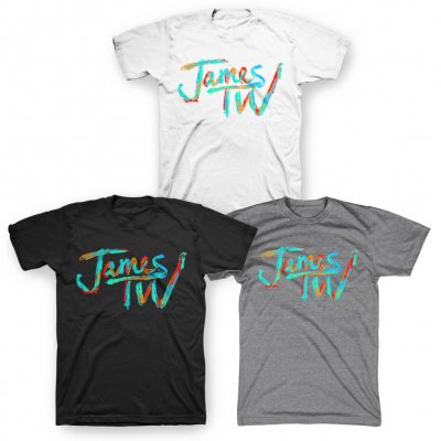 James TW - James TW Pastel Logo Tee