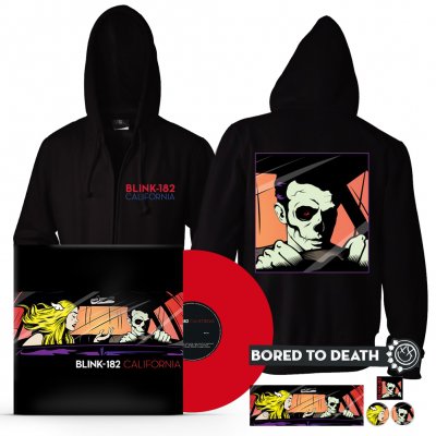 blink-182 - California LP (Red) + Zip Up Bundle