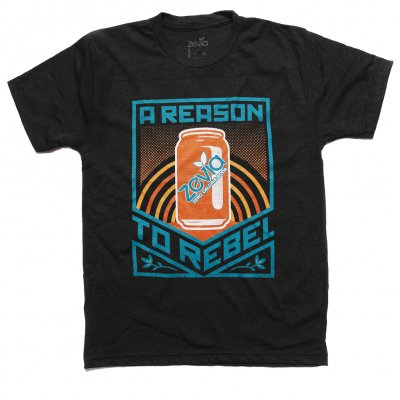 zevia - Reason To Rebel Tee - Men's