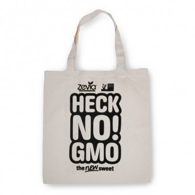 zevia - Heck No GMO Tote