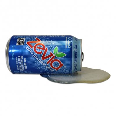 zevia - Cola Fake Spilled Can