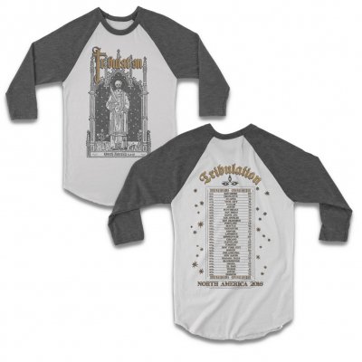 tribulation - 2016 Tour Raglan (White/Heather)