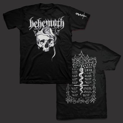 behemoth - Amerika Blasfemia 2016 Tour T-Shirt (Black)