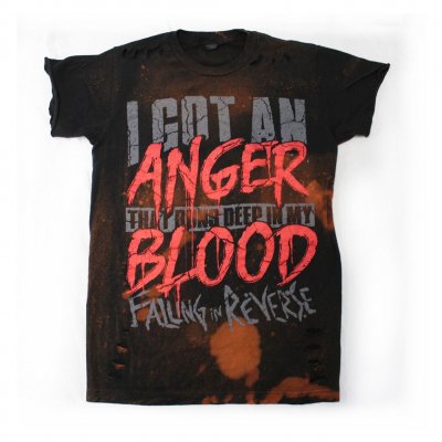 falling-in-reverse - "Anger In My Blood" Trashed Limited Edition Tee