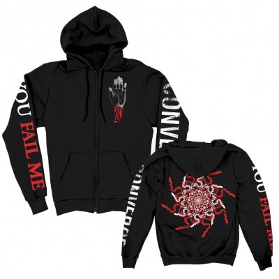 converge - You Fail Me Snakes Zip Hoodie (Black)