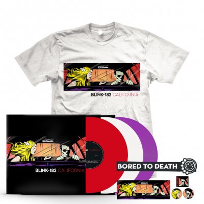 blink-182 - Red White & Purple California Vinyl Bundle