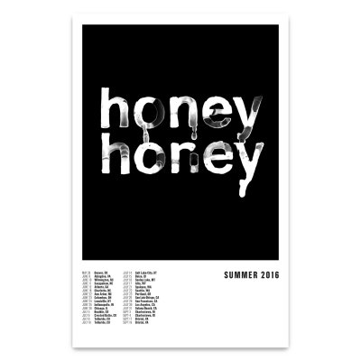 honeyhoney - Summer Tour Poster 2016 (18" x 24")