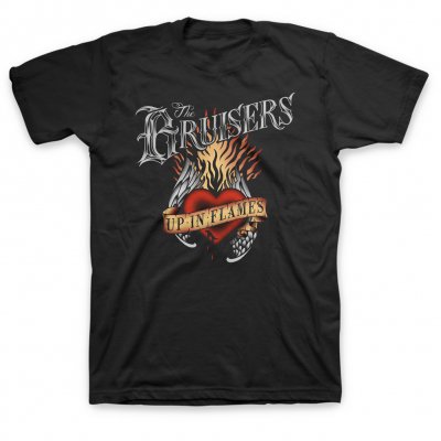 bruisers - Up In Flames T-Shirt (Black)