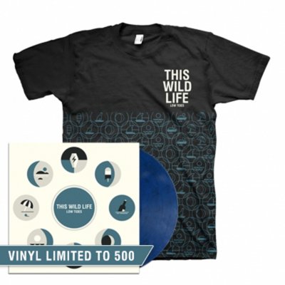 this-wild-life - Low Tides Vinyl LP (Blue) + Bottom Phases Tee Bundle