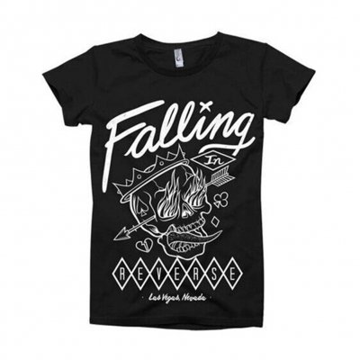 falling-in-reverse - Flame Skull Tee (Black)