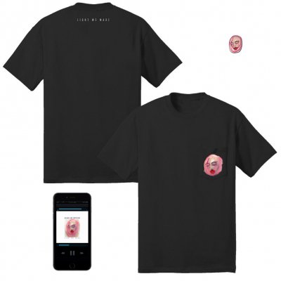 Light We Made Digital Album + Pocket T-Shirt (Black) + Enamel Pin Bundle
