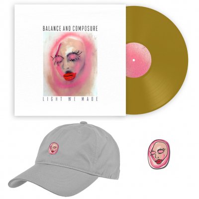 Light We Made LP (Gold) + Hat (Grey) + Enamel Pin Bundle