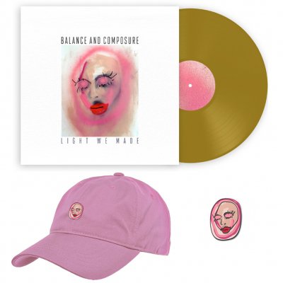 Light We Made LP (Gold) + Hat (Pink) + Enamel Pin Bundle