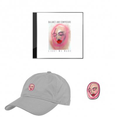 Light We Made CD + Hat (Grey) + Enamel Pin Bundle