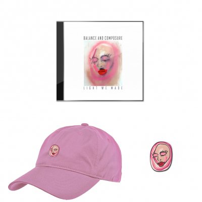 Light We Made CD + Hat (Pink) + Enamel Pin Bundle