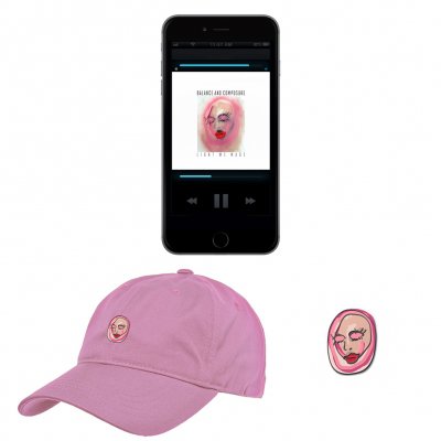 Light We Made Digital Album + Hat (Pink) + Enamel Pin Bundle