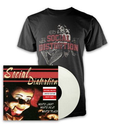 social-distortion - White Light LP (White) + White Light Icon T-Shirt (Black)