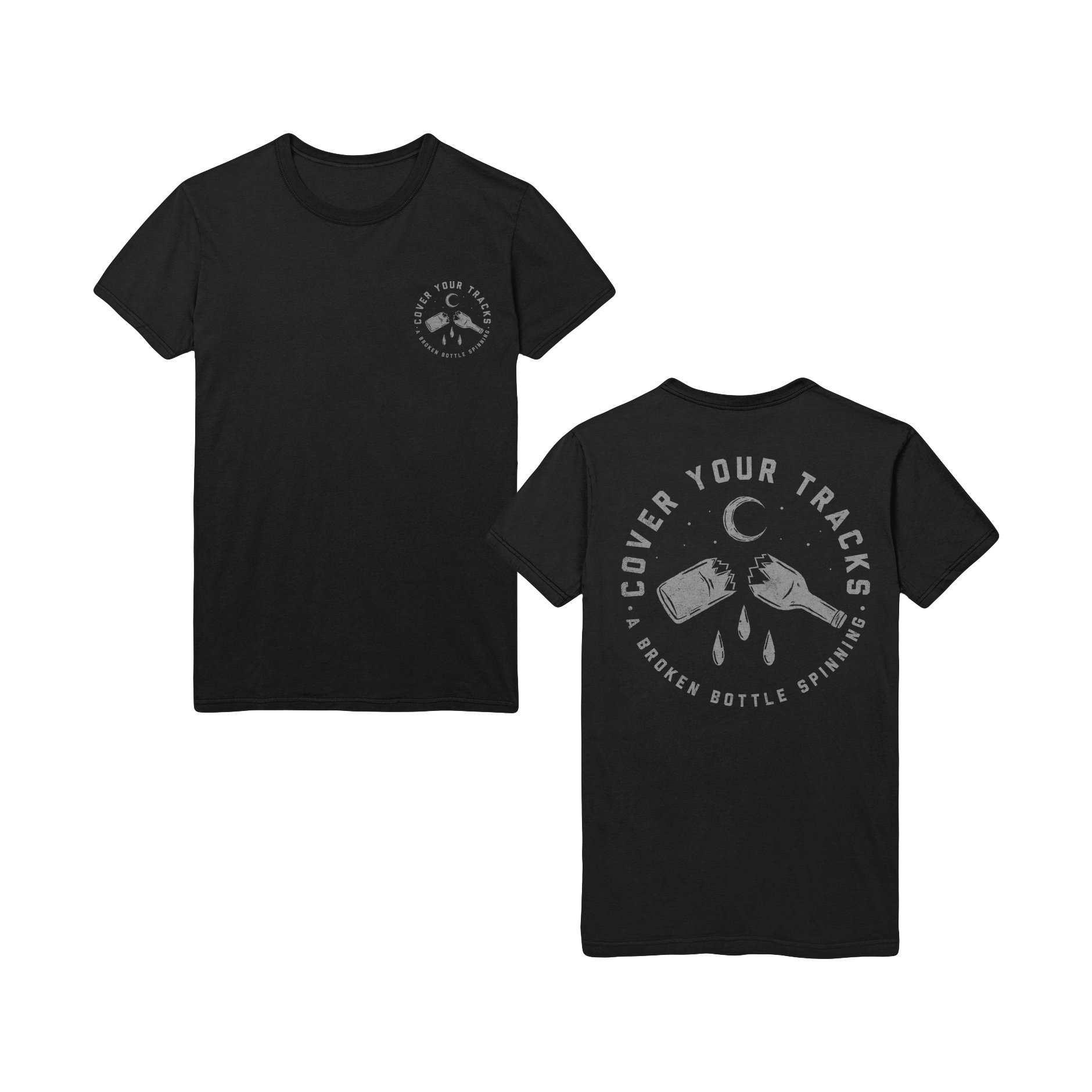 Broken Bottle Spinning T Shirt
