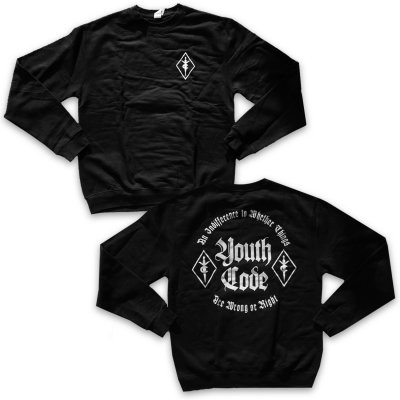 youth-code - Wrong Or Right Crew Neck (Black)