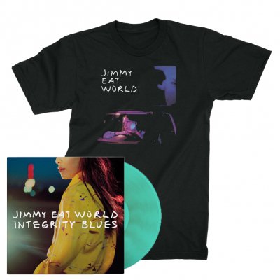Jimmy Eat World - Integrity Blues LP (Turquoise) + Get Right T-Shirt (Black)
