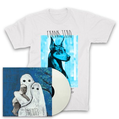 Frank Iero And The Patience - Parachutes LP (White) + Doberman T-Shirt (White)
