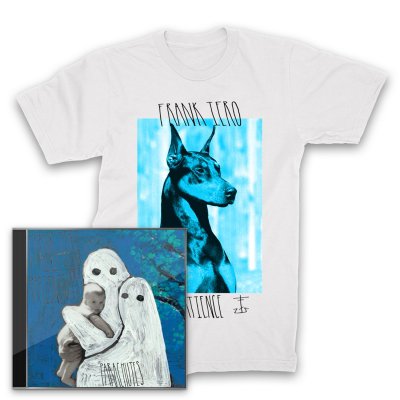 Frank Iero And The Patience - Parachutes CD + Doberman T-Shirt (White)
