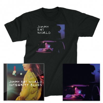 jimmy-eat-world - Integrity Blues CD + Signed Litho + Get Right T-Shirt (Black)