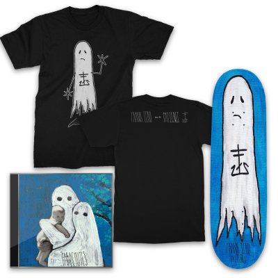 Frank Iero And The Patience - Parachutes CD + Skateboard + Boozey T-Shirt (Black)