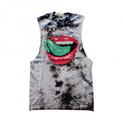 falling-in-reverse - Sleeveless Bleached Lips Tank (Tie Dye)