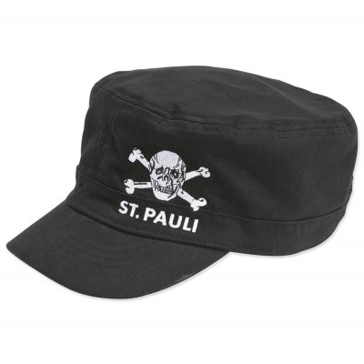 FC St Pauli - St. Pauli Skull Army Cap (Black)