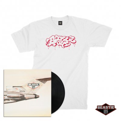 beastie-boys - Licensed To Ill LP + Graffiti T-Shirt + Enamel Pin Bundle