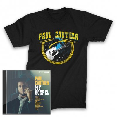 paul-cauthen - My Gospel CD + Space Guitar T-Shirt (Black)