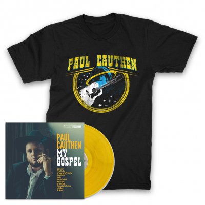 paul-cauthen - My Gospel LP (Yellow) + Space Guitar T-Shirt (Black)