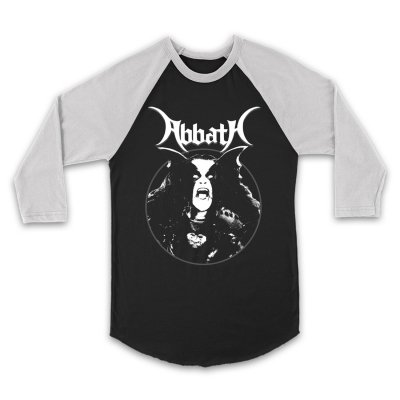 abbath - Classic Raglan (White/Black)