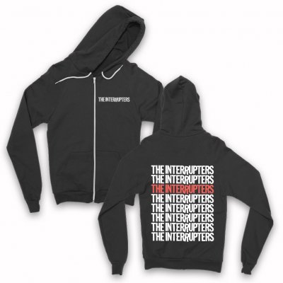 Repeater Zip Up Hoodie (Black)