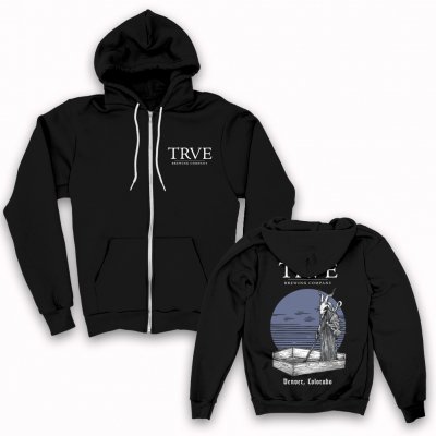 trve-brewing-company - Buried Sun Zip Up Sweatshirt (Black)