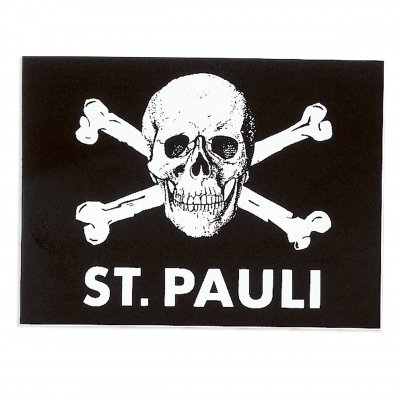 St. Pauli Skull Sticker (4.5