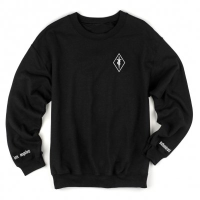 youth-code - Embroidered Crew Neck (Black)