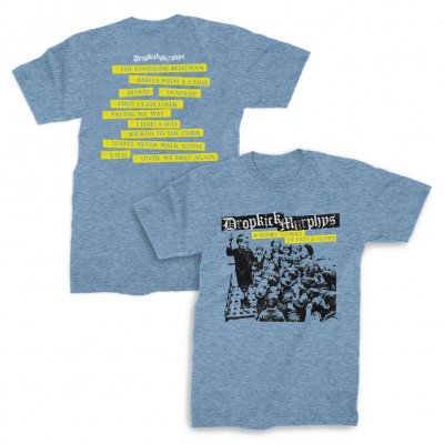 dropkick-murphys - Short Stories Album Triblend Tee (Blue)