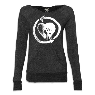 rise-against - HeartFist Womens Maniac Sweater (Black)