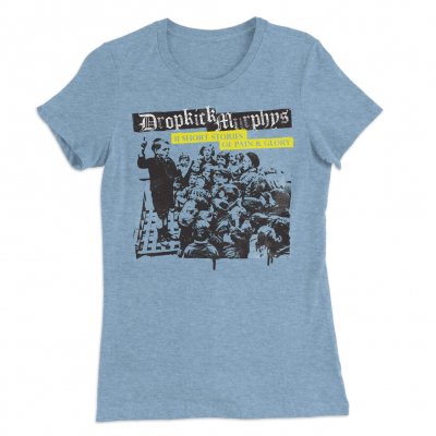 Dropkick Murphys - Short Stories Album Triblend Womens Tee (Blue)