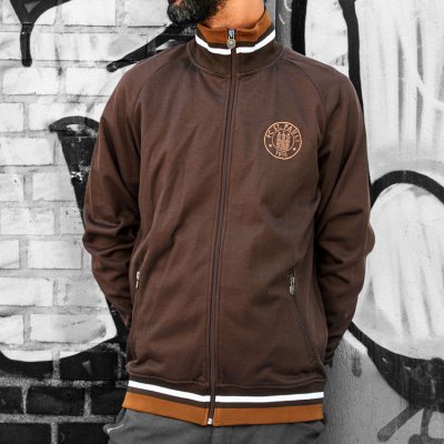 FC St Pauli - Embroidered Training Jacket (Brown)