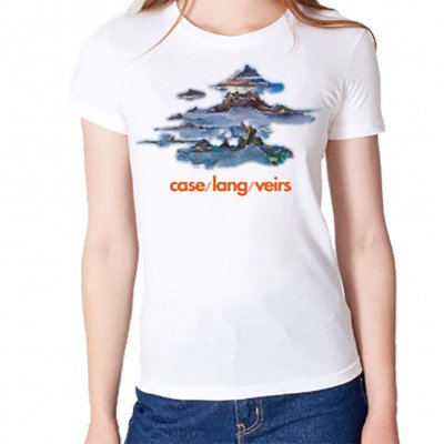 case-lang-veirs - Wake The Veins Womens Tee (White)