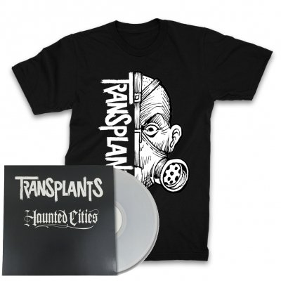 the-transplants - Ltd. Edition Haunted Cities LP + Half Mask T-Shirt