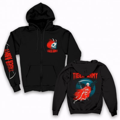 tiger-army - Devil Zip Up Sweatshirt (Black)